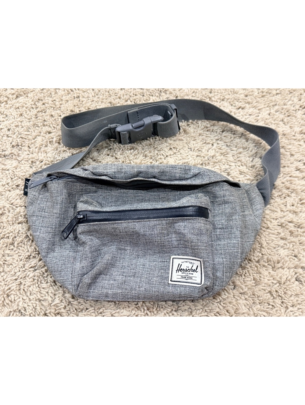 Herschel Gray Crossbody Belt Bag Fanny Pack - Picture 2 of 7